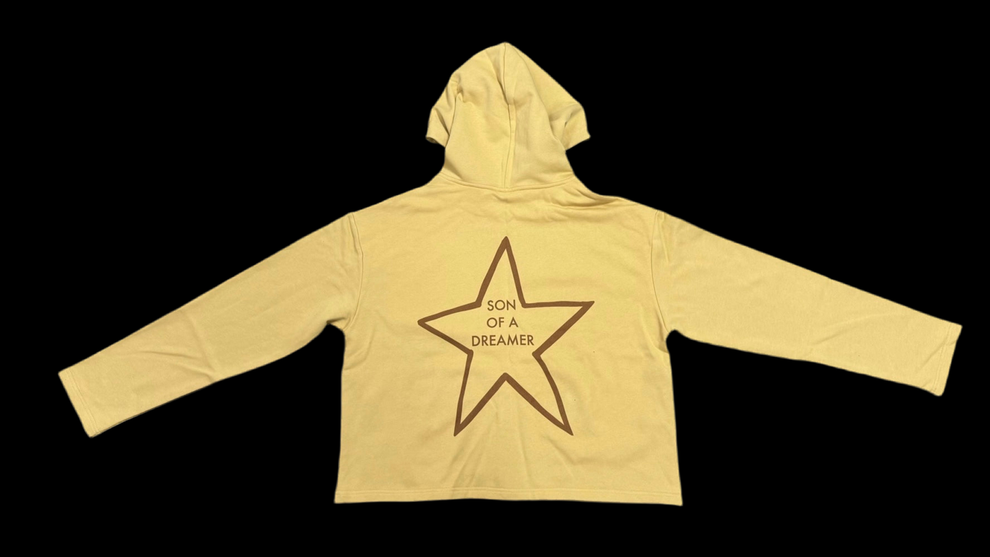 Golden Zip-Up Hoodie | Less Is Moore