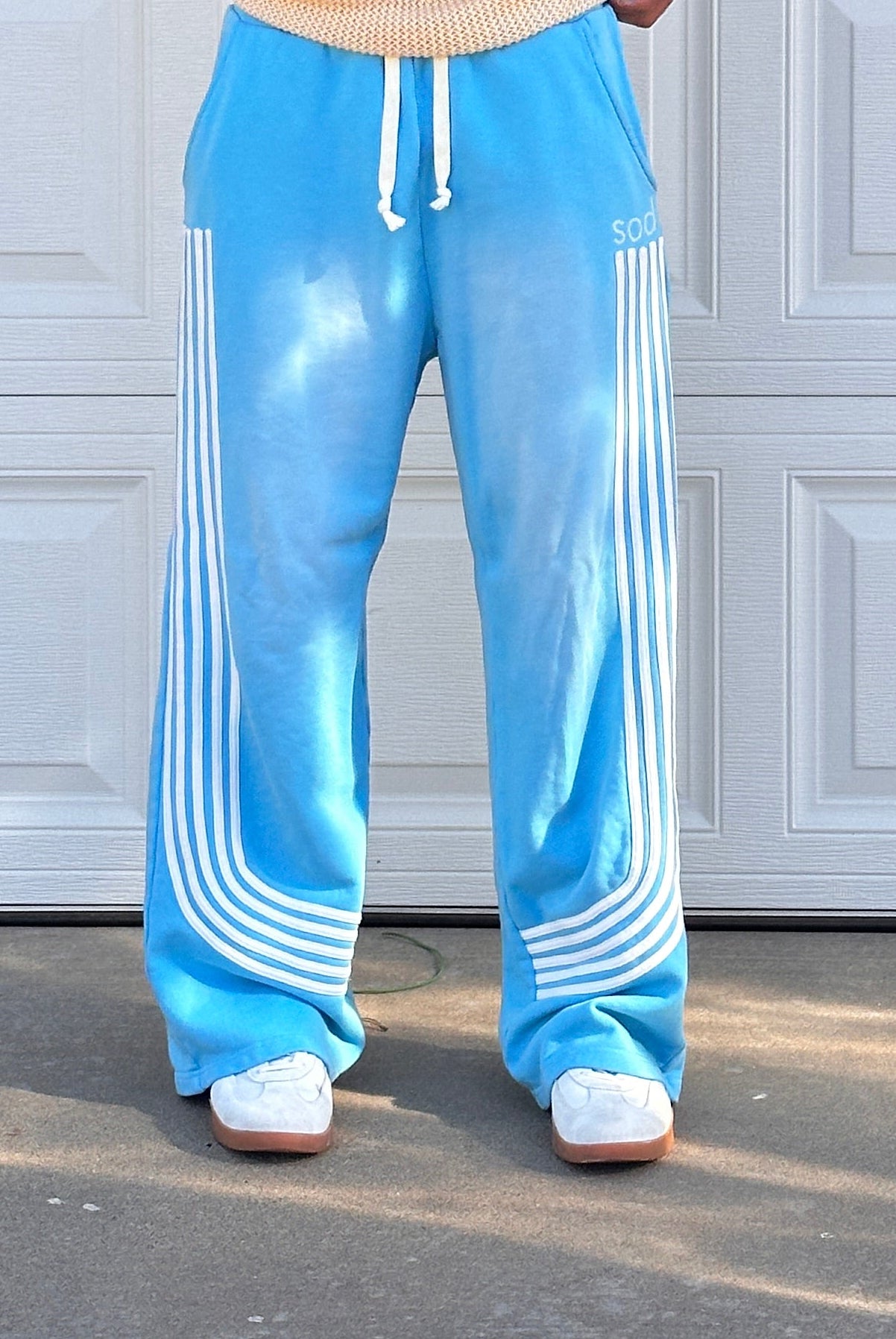 Sky Blue Track Pants