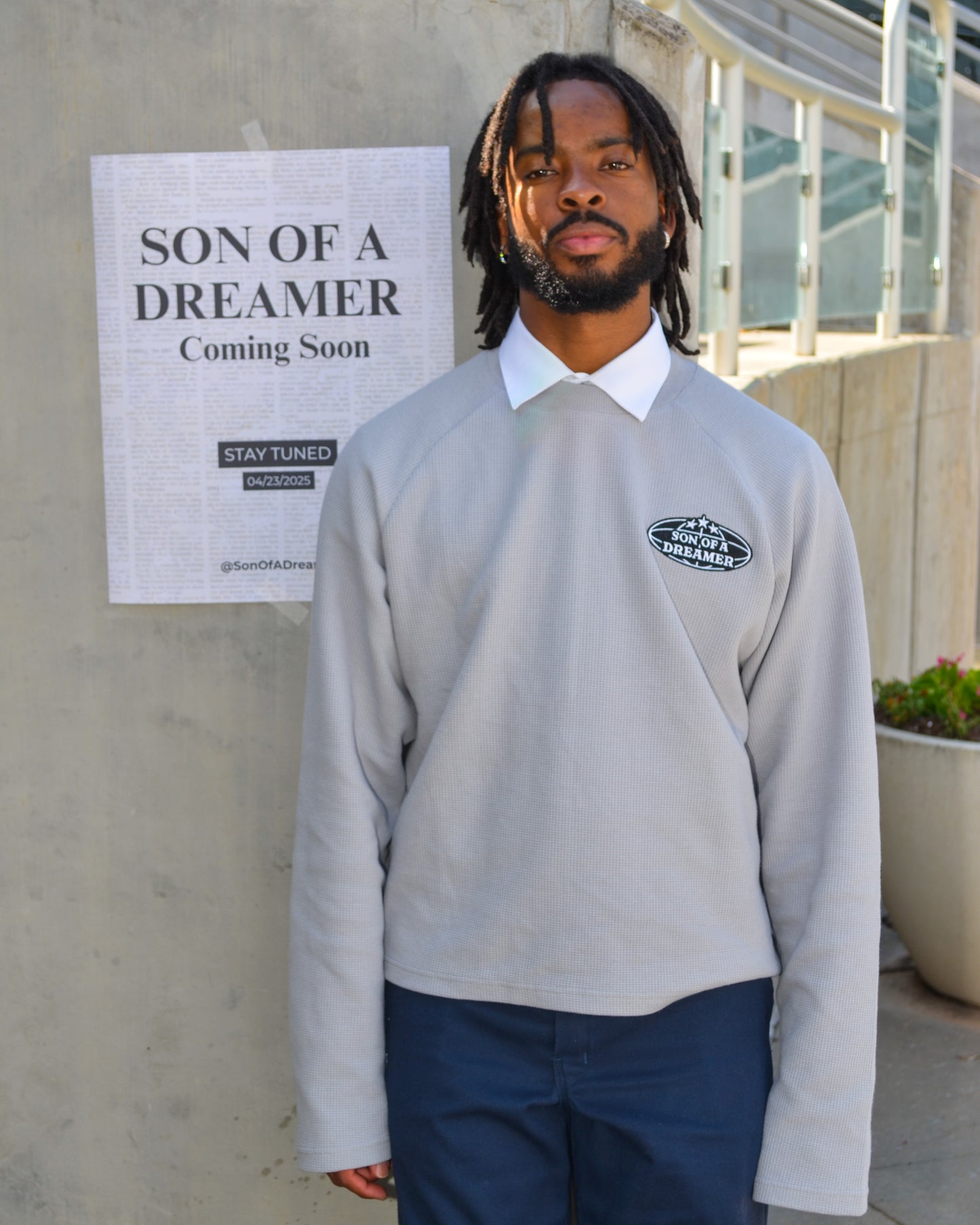 Grey Crewneck Sweatshirt